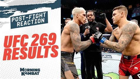 ufc 269 results|ufc 269 fights.